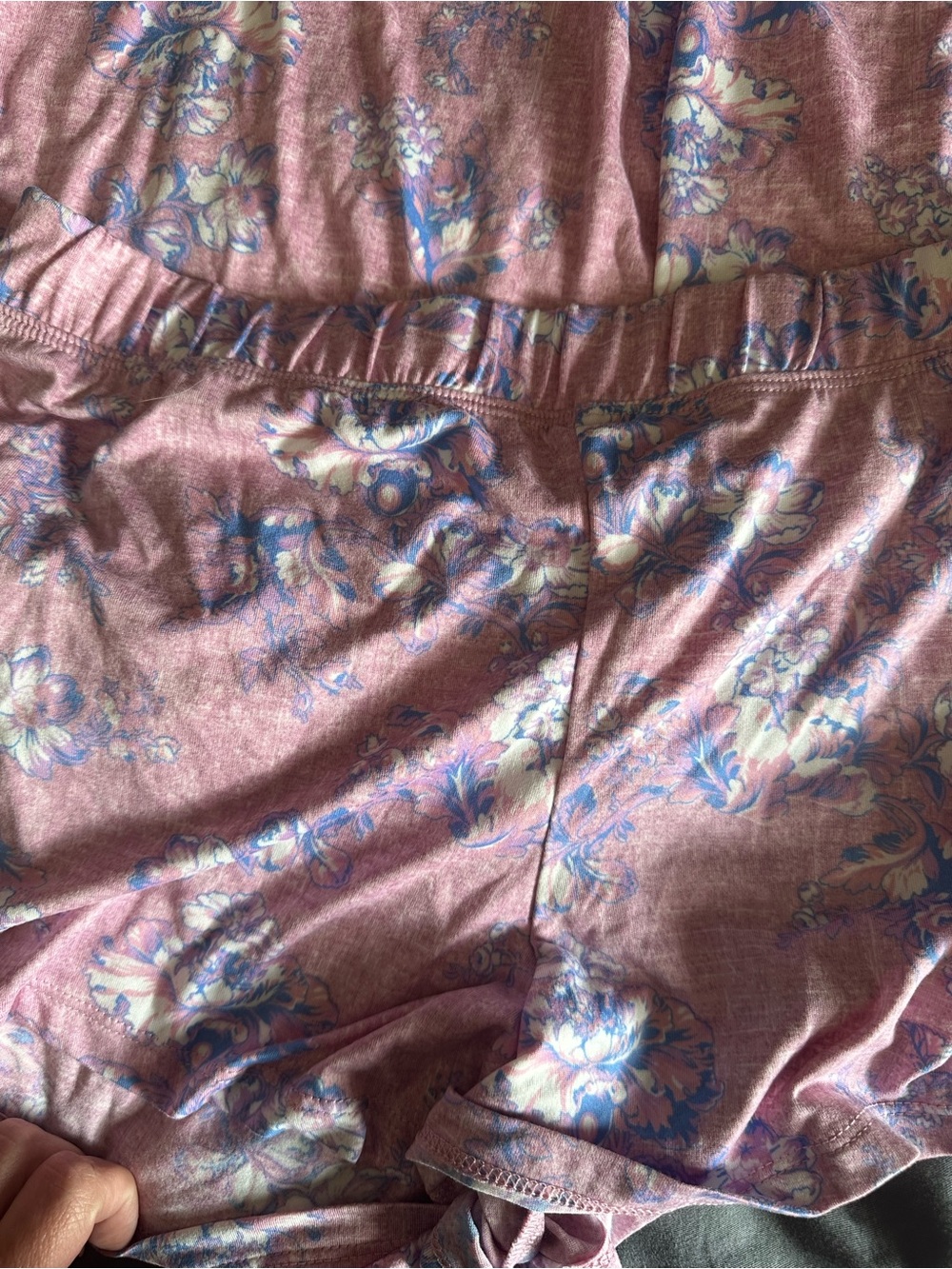 NWT Cozy Floral Short Pajama Set - Pink - Picture 4 of 5